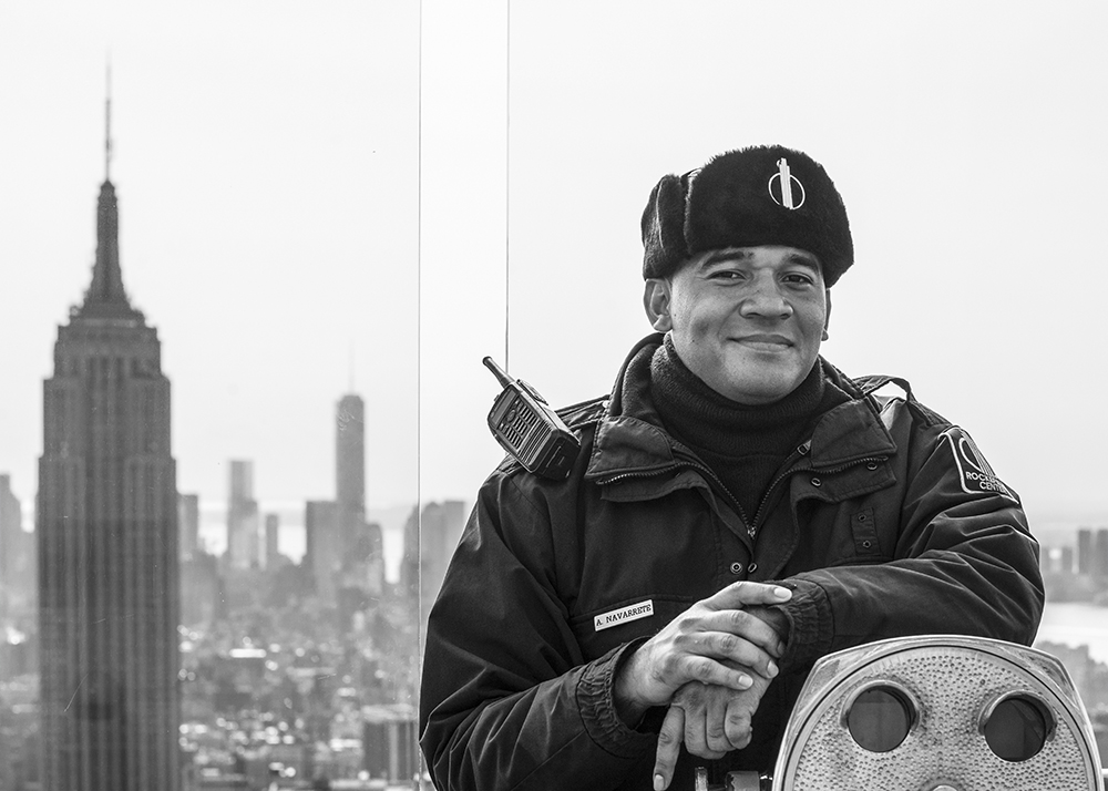 Top of the Rock security guard