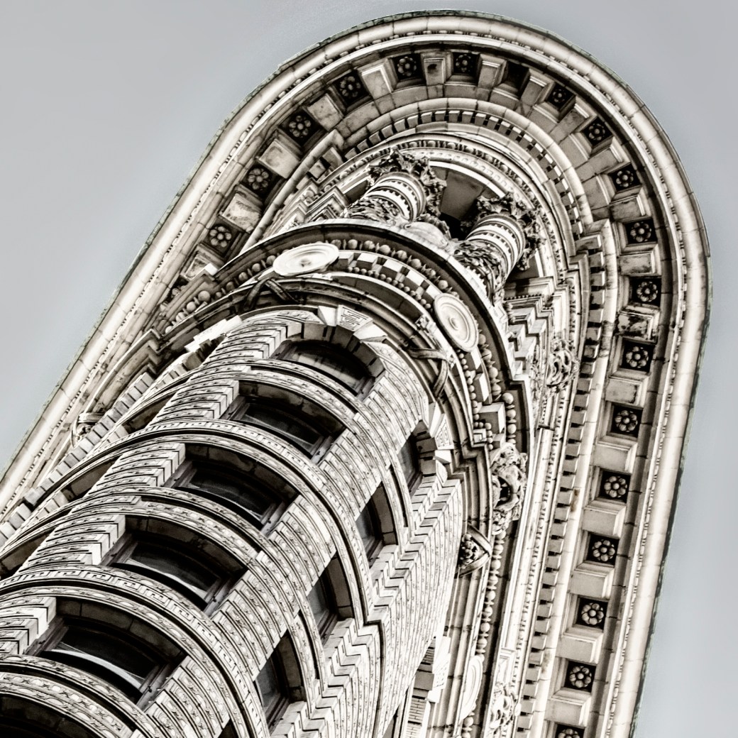 Top of the Flatiron, detailsbandw3